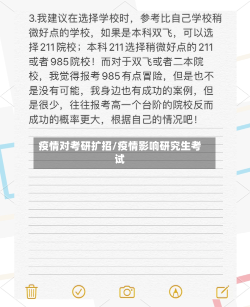 疫情对考研扩招/疫情影响研究生考试-第2张图片