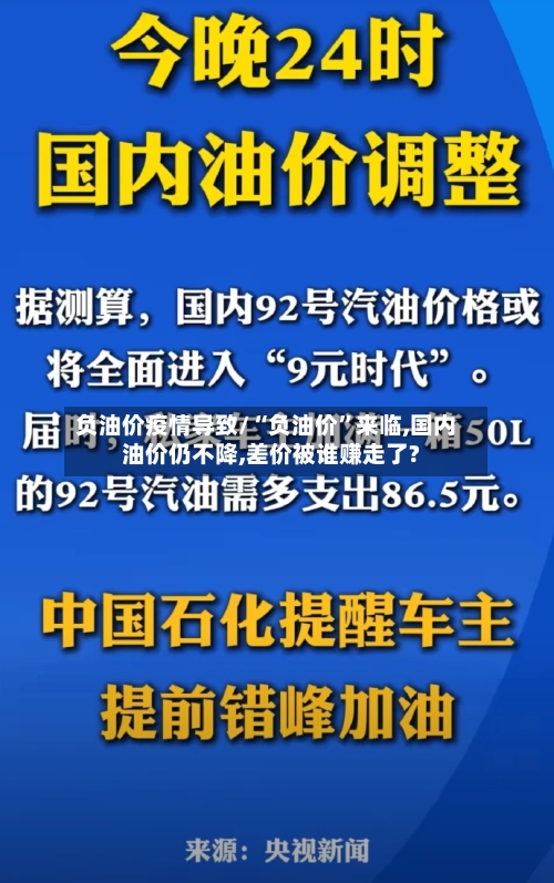 负油价疫情导致/“负油价”来临,国内油价仍不降,差价被谁赚走了?-第2张图片