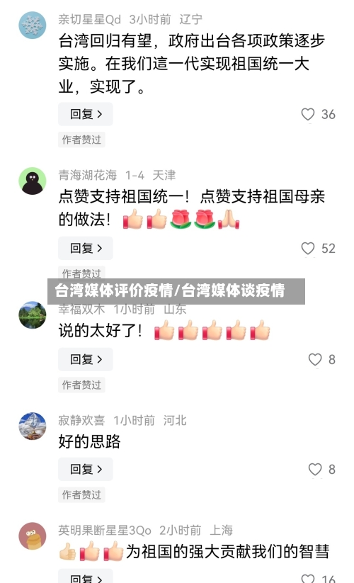 台湾媒体评价疫情/台湾媒体谈疫情