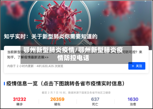 鄂州新型肺炎疫情/鄂州新型肺炎疫情防控电话