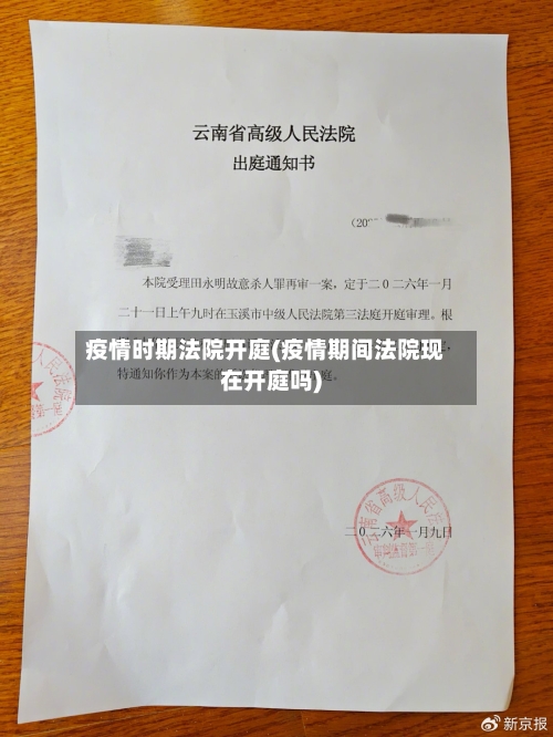 疫情时期法院开庭(疫情期间法院现在开庭吗)-第2张图片