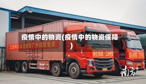 疫情中的物资(疫情中的物资保障)-第2张图片