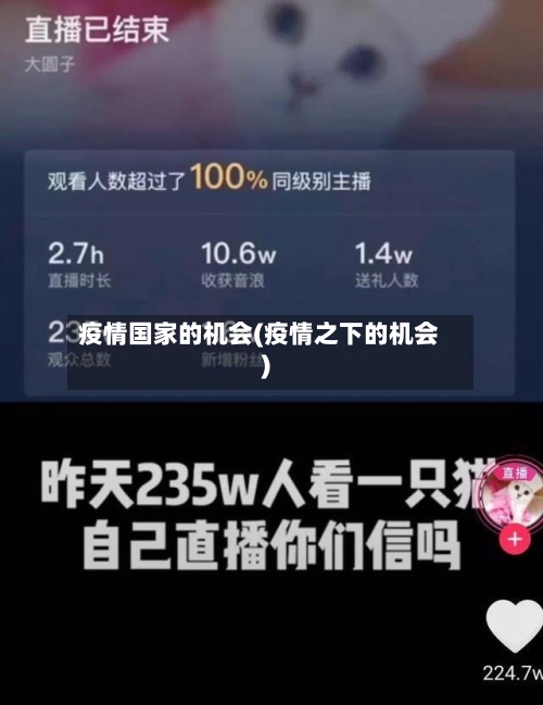 疫情国家的机会(疫情之下的机会)-第2张图片