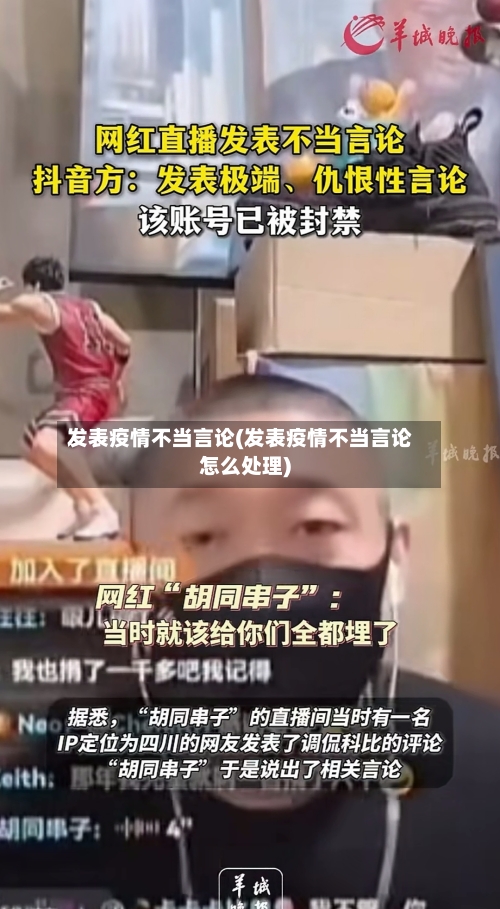 发表疫情不当言论(发表疫情不当言论怎么处理)-第2张图片