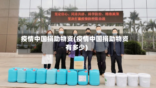 疫情中国捐助物资(疫情中国捐助物资有多少)-第3张图片