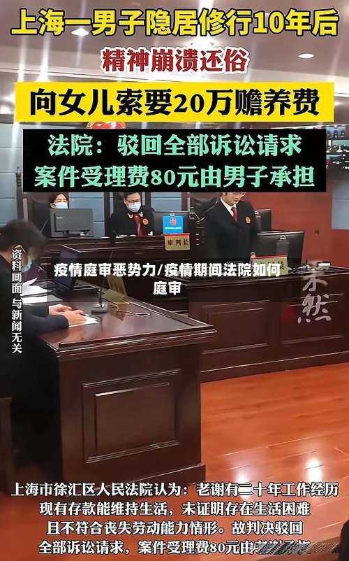 疫情庭审恶势力/疫情期间法院如何庭审