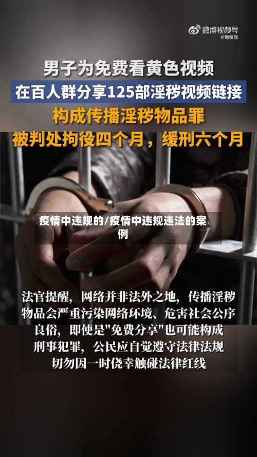 疫情中违规的/疫情中违规违法的案例