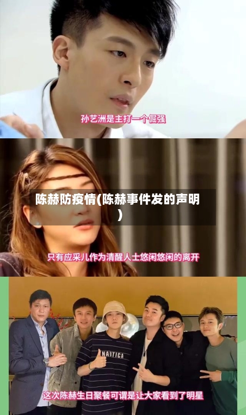 陈赫防疫情(陈赫事件发的声明)