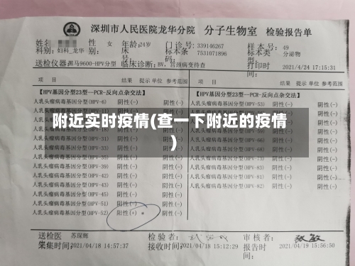 附近实时疫情(查一下附近的疫情)