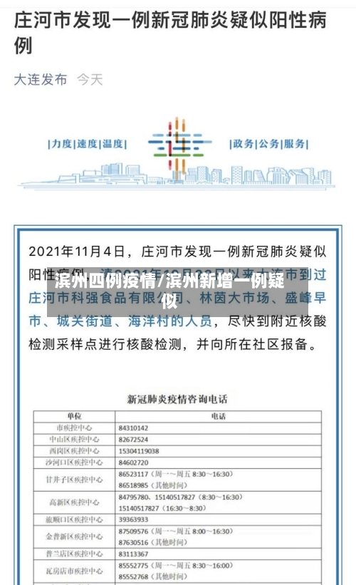 滨州四例疫情/滨州新增一例疑似