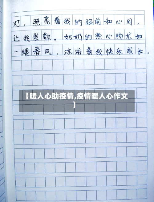 【暖人心助疫情,疫情暖人心作文】