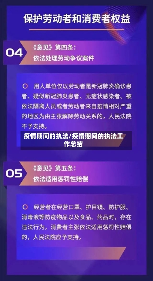 疫情期间的执法/疫情期间的执法工作总结