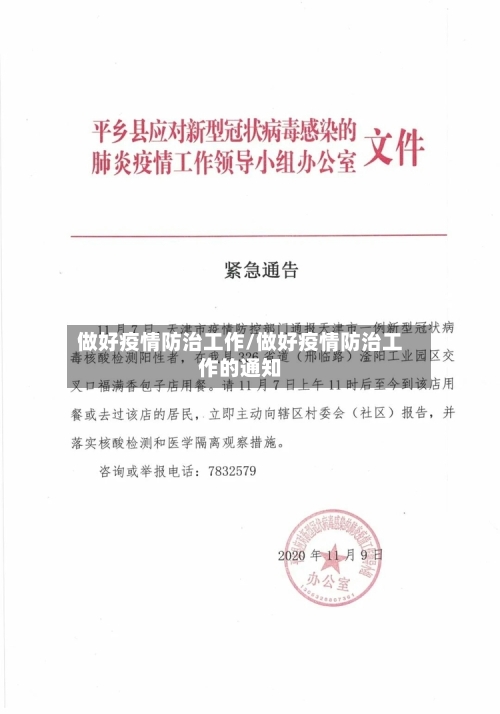 做好疫情防治工作/做好疫情防治工作的通知-第3张图片