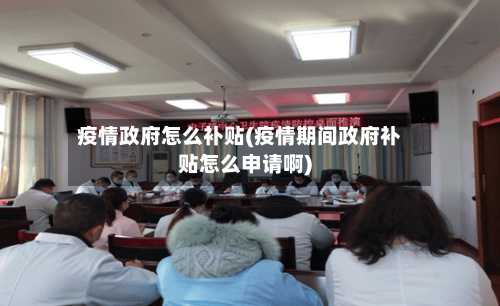 疫情政府怎么补贴(疫情期间政府补贴怎么申请啊)-第2张图片