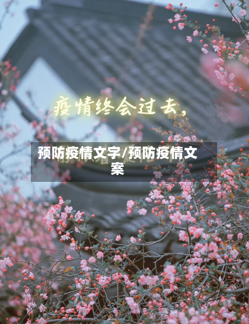 预防疫情文字/预防疫情文案-第2张图片
