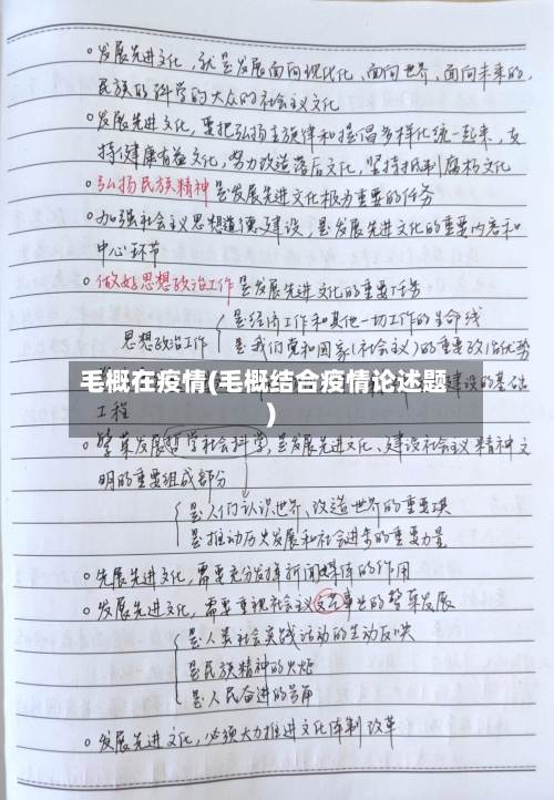 毛概在疫情(毛概结合疫情论述题)-第2张图片