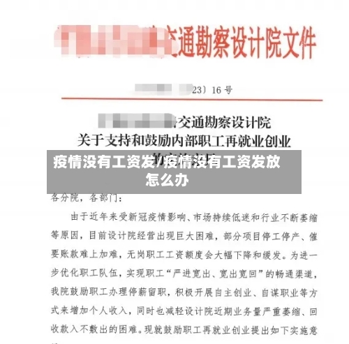 疫情没有工资发/疫情没有工资发放怎么办-第2张图片