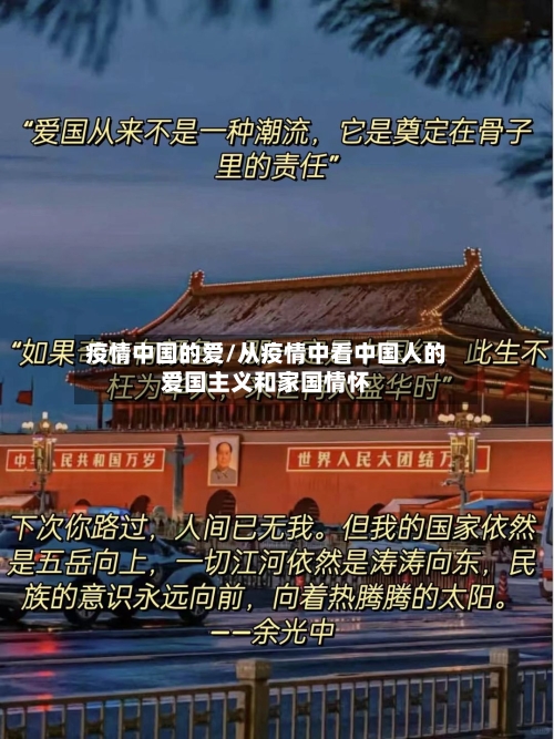 疫情中国的爱/从疫情中看中国人的爱国主义和家国情怀