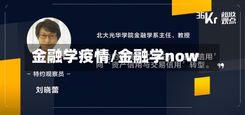 金融学疫情/金融学now