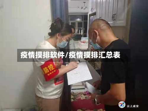 疫情摸排软件/疫情摸排汇总表