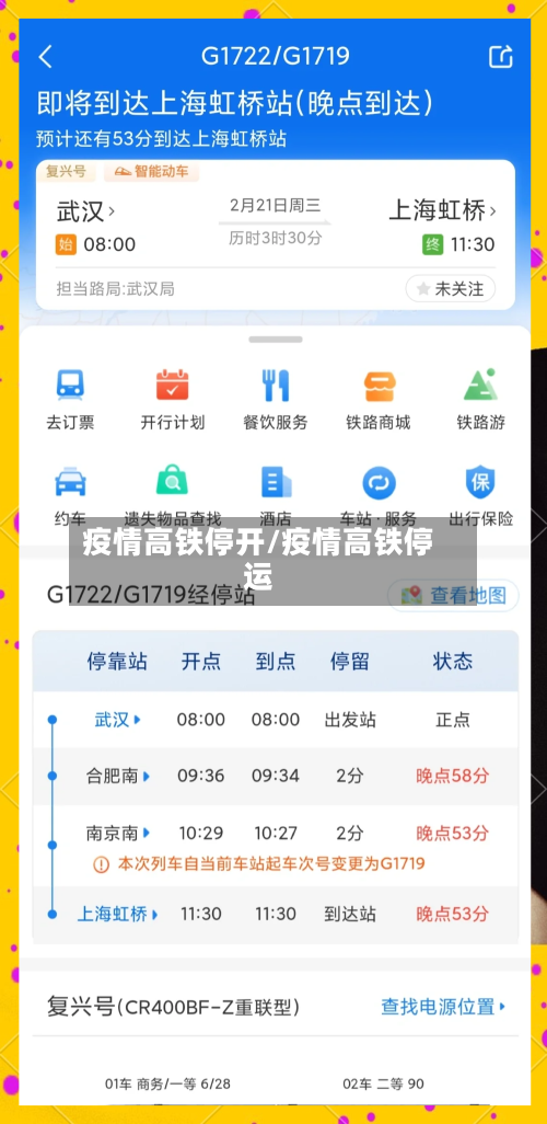 疫情高铁停开/疫情高铁停运-第2张图片