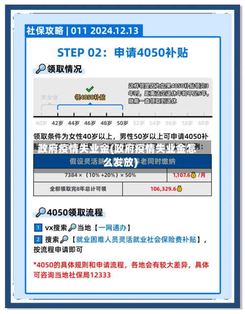 政府疫情失业金(政府疫情失业金怎么发放)-第2张图片