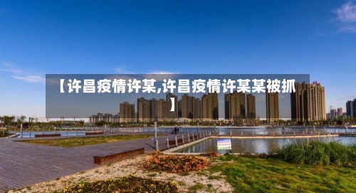 【许昌疫情许某,许昌疫情许某某被抓】