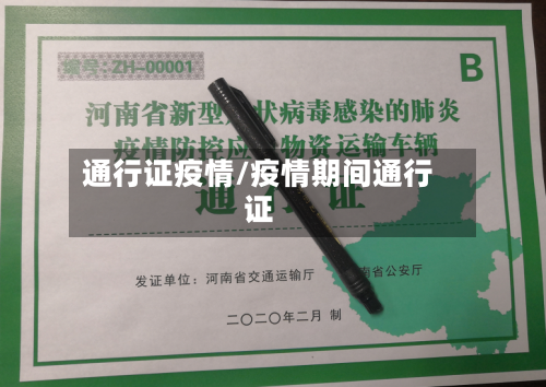通行证疫情/疫情期间通行证-第3张图片
