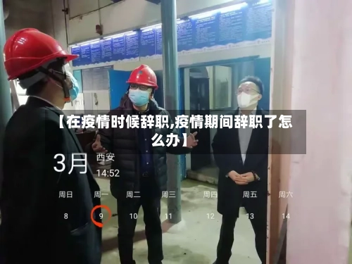 【在疫情时候辞职,疫情期间辞职了怎么办】