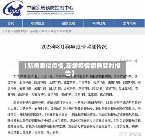 【新增凝似疫情,新增疫情病例实时报告】-第2张图片