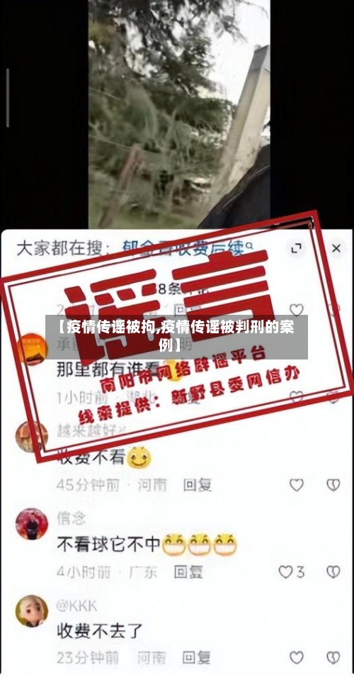 【疫情传谣被拘,疫情传谣被判刑的案例】