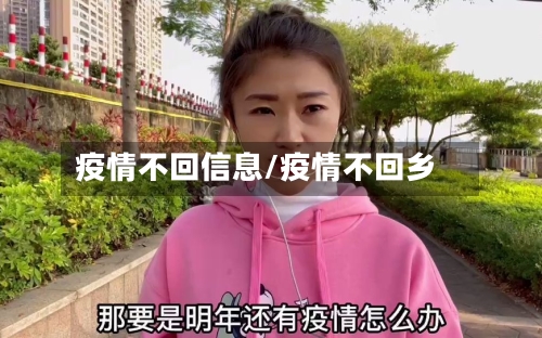 疫情不回信息/疫情不回乡-第2张图片