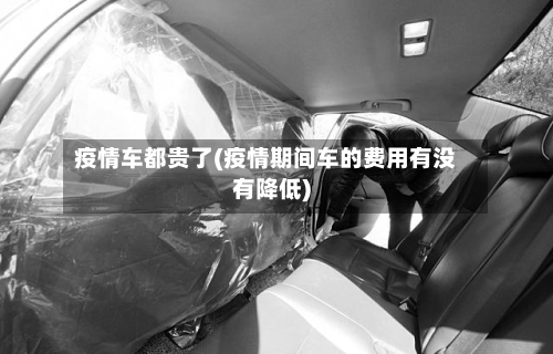 疫情车都贵了(疫情期间车的费用有没有降低)-第2张图片