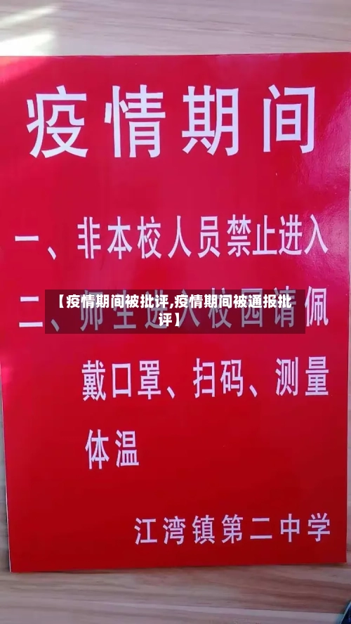 【疫情期间被批评,疫情期间被通报批评】-第2张图片