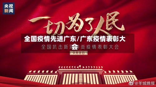 全国疫情先进广东/广东疫情表彰大会-第2张图片