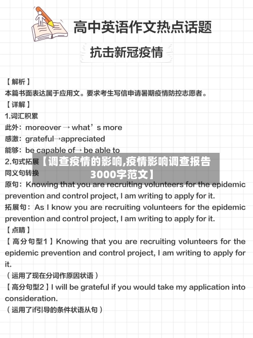 【调查疫情的影响,疫情影响调查报告3000字范文】-第2张图片