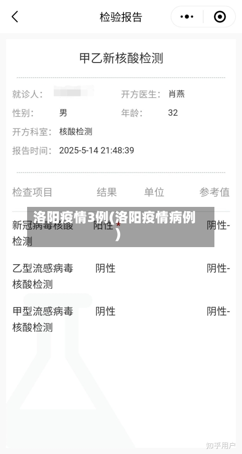 洛阳疫情3例(洛阳疫情病例)