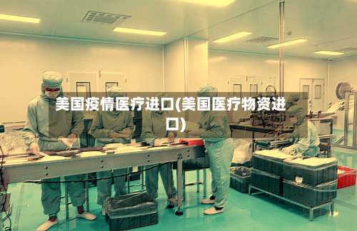 美国疫情医疗进口(美国医疗物资进口)-第2张图片